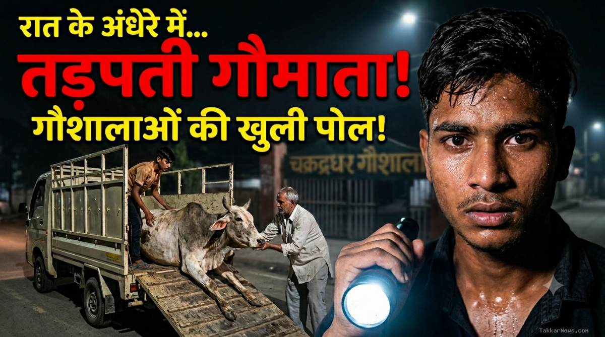 Just a dairy business in the name of cow protection? रात के अंधेरे में घायल नंदी को लेकर दर-दर भटके युवा, रायगढ़ की गौशालाओं की खुली पोल!!